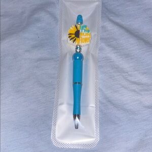 Blue Sunflower Pen